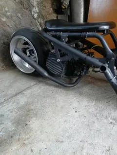 バイク用 モンキー用ワイド5.5j ワンオフマフラー サイレンサー付