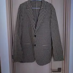 新品 タグ付き UNIQLO＋MARNI ギンガムチェック ジャケット Lサイズ