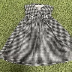 petit main ギンガムチェック ワンピース 120cm