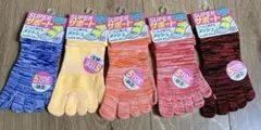 レディースソックス5本指靴下5足