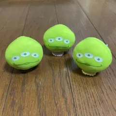 【美品】Disney リトルグリーンメン ヘアピン 3点 ディズニーランド購入