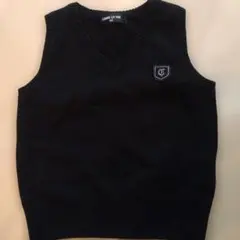 COMME CA ISM ベビーベスト ブラック 90