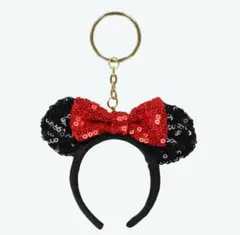 ディズニー ミニー カチューシャ キーホルダー
