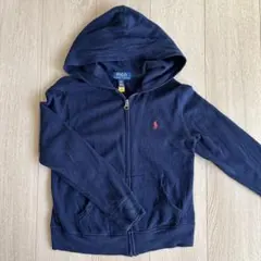 ポロ ラルフローレン アウター ネイビー フード付き ロゴ入り130cm 8