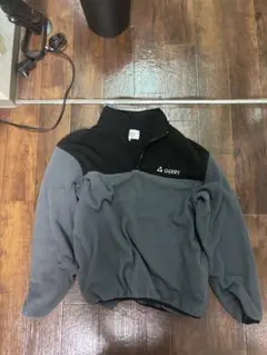 GERRY ハーフジップ フリース Mサイズ ブラック/グレー