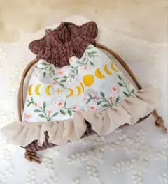 ヌビインド刺繍リボン巾着