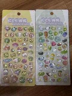 クリアキャンディシール2枚