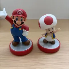 マリオとキノピオ　amiibo セット