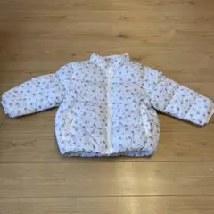 petit main 花柄ダウンコート