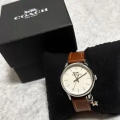 COACH レディース/アナログ/ブラウンレザー/星チャーム付きのサムネイル