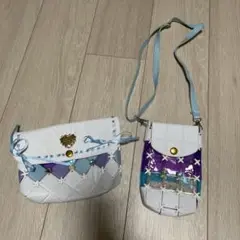 ホワイトキルティングポシェット2点セット　パチェリエ