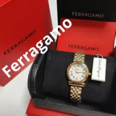 未使用 スイス製 Ferragamo フェラガモ ガンチーニ サファイア 腕時計のサムネイル