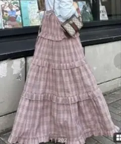 Alley by w closet フリルキャミワンピース ピンク