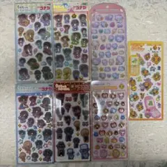 うるちゅる名探偵コナン ボンボンドロップシール サンリオ たまごっち 7点セット