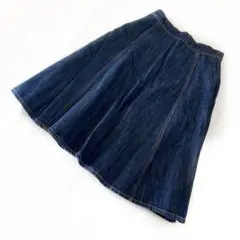 0サイズ⭐️春にぴったり♪ミラオーウェン デニムフレアスカート