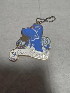 プリキュア　一番くじ　F賞　シルエットメタルチャーム　キュアアクア