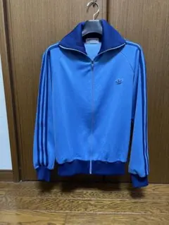 adidas descente 80s track jacket blue