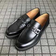 【ほぼ新品】MAISON CLUB レザー ローファー ブラック メンズ L