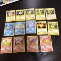 旧裏ポケモンカード 14枚ピカチュウ ヒトカゲ