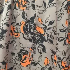 ハナエモリ  スカート M  日本製  花柄  モダン