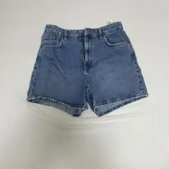 ZARA デニムショートパンツ EUR40 ブルー
