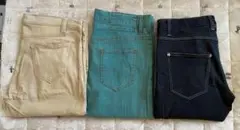 【お買得】デニムパンツ 3色セット