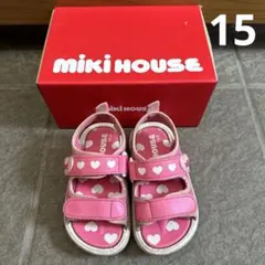 MIKI HOUSE ミキハウス　キッズサンダル　15cmのサムネイル