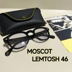 MOSCOT LEMTOSH 49 ブラック グレーレンズ モスコット メガネ - メルカリ