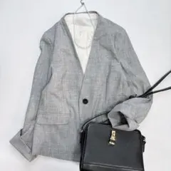 美品 ROPÉ PICNIC ロペピクニック キレイめノーラペルジャケット 38