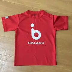 ビーマスポーツ 半袖 Tシャツ 120 赤 レッド biima sportsのサムネイル