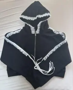 GRL フリル付き パーカー