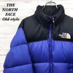《希少》ザノースフェイス☆ダウンジャケット S 刺繍ロゴ パープル D277