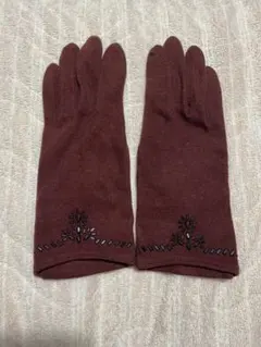 LAURA ASHLEY ビーズ刺繍 手袋のサムネイル