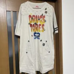 ◆DRUG STORES◆カジュアルロングTシャツ ワッペン　size F