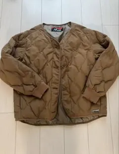 美品 NANGA ナンガ ATL DOWN CARDIGAN ブラウン XL - メルカリ