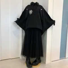 大正ロマン 和洋折衷 黒留袖ドレス 着物リメイク 着物ワンピース 留袖