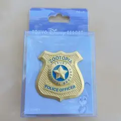 ディズニー ズートピア ZPDブローチ ジュディ 警察官 Dハロ