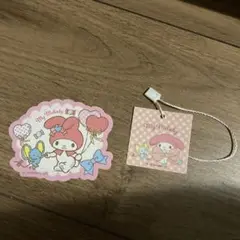 My Melody ステッカー ハートデザイン
