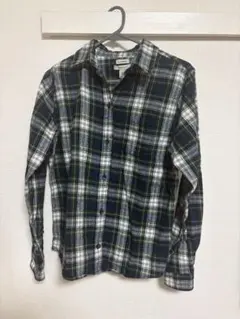 L.L.Bean チェック ネルシャツ M Relaxed Fit グリーンのサムネイル