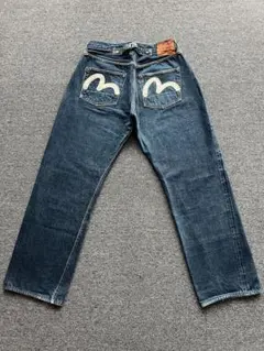 EVISU 大黒 白黒 No.2 2001 W28 虎耳 美品 Y2K 濃紺 - メルカリ