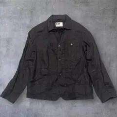 【Engineered Garments】リネン混 シャツ　ブラック USA製のサムネイル