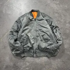 KNOX ARMORYシルバーグレーalphaアルファMA-1フライトジャケット