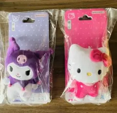 【新品 2個】サンリオ　ハローキティ　クロミ　プレイチャーム　スマホ　ぬいぐるみ
