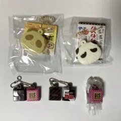ガチャガチャ　お菓子7点　ミニチュアチャーム