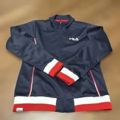 FILA フィラ トラックジャケット ジャージ レディース Mサイズ 紺のサムネイル