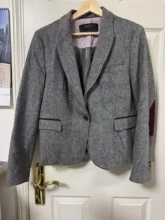 ZARA BASIC ヘリンボーン テーラードジャケット