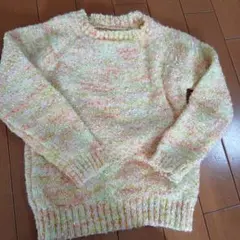 マルチカラーニットセーター