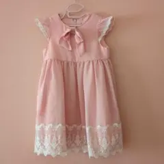 anyFAM ピンクシフォンワンピース110新品未使用