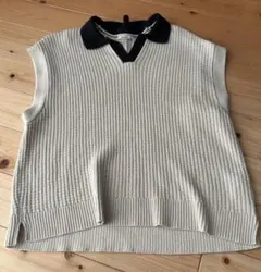 niko and ... ニットベスト Vネック ノースリーブ