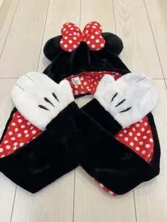 Disney マフラーファンキャップ　ミニーマウス